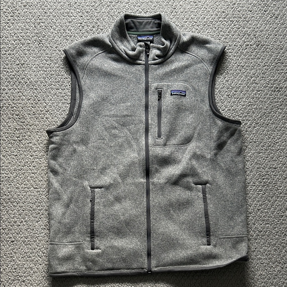 Men's Gray Fleece Vest - Patagonia